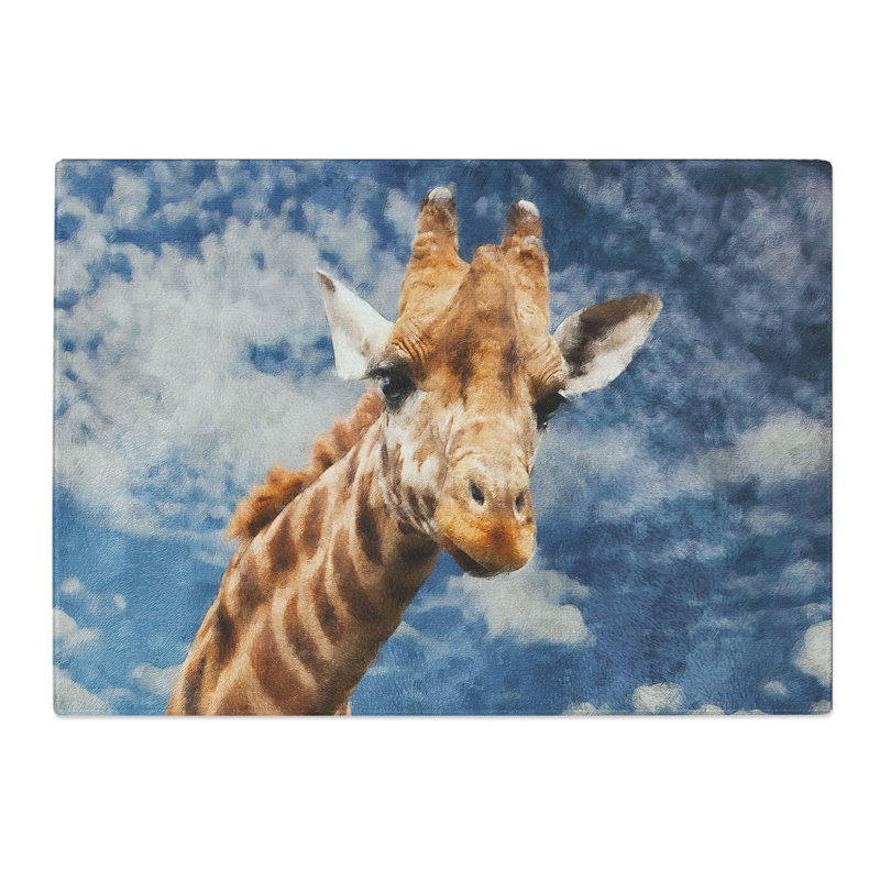 Giraffe Vol.2 Chopping Board, 0.4cm H x 28.5cm W x 39cm L