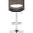 Contemporary Swivel Bar Stool With Adjustable Height, Diamond Finish, And Weathered Oak In Black Upholstery American Design Curved Back, 360 Swivel, Height