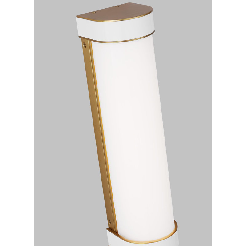 Monroe 1 - Light Vanity Light, Burnished Brass