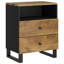 50cm W Solid Wood Bedside Table