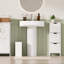 Holbrook White Bathroom Storage Box