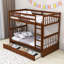 Lit superposé simple en bois 2 tiroirs-1565840171