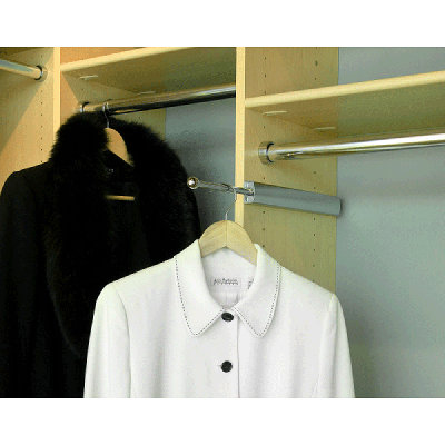 Rev-A-Shelf Sliding Valet Rod Pullout Organizer for Custom Closet Systems 