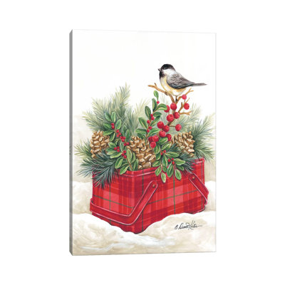 " Christmas Lodge Vintage Tin " by Diane Kater