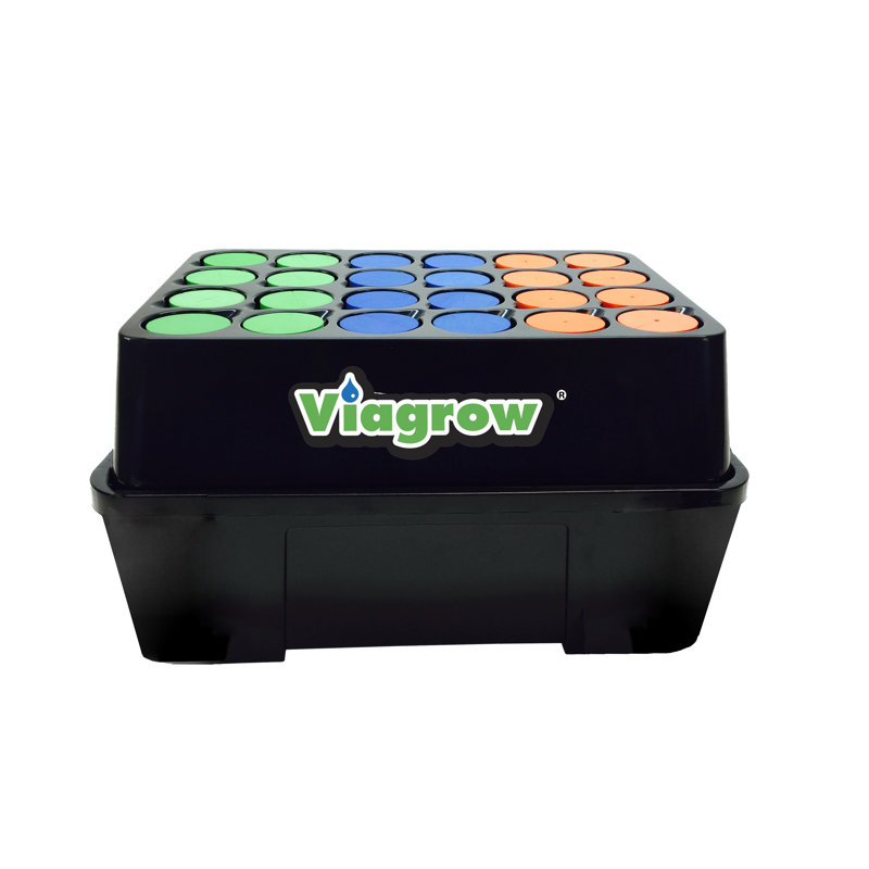 Viagrow 24-Site Black Aeroponic Clone Machine