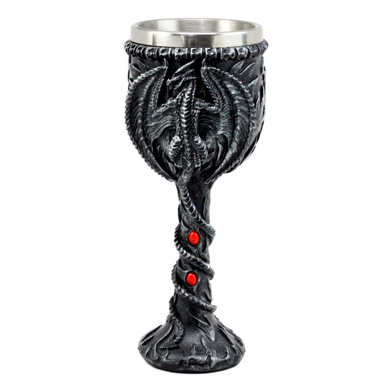 Verre à vin à racine en acier inoxydable 6 oz. Crainville