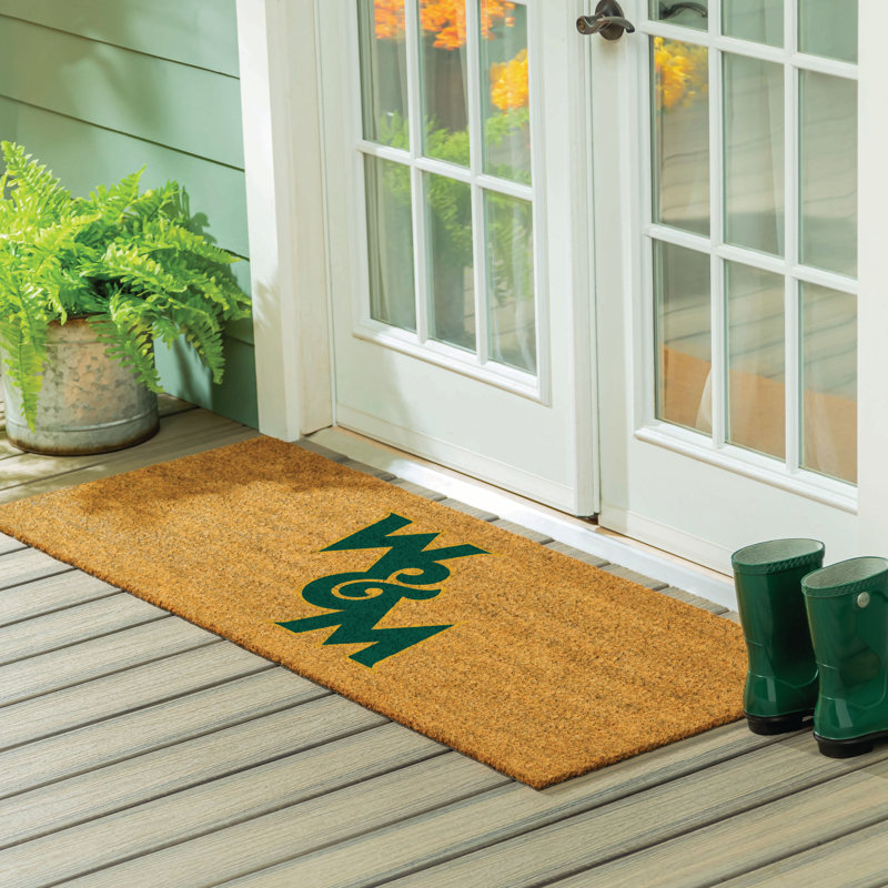 Très grand tapis couleur coco William & Mary, 60 po x 24 po