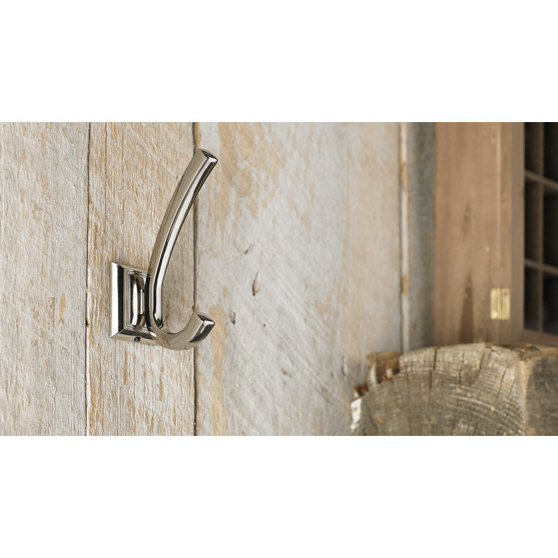 Transitional Metal Wall Hook, Nickel