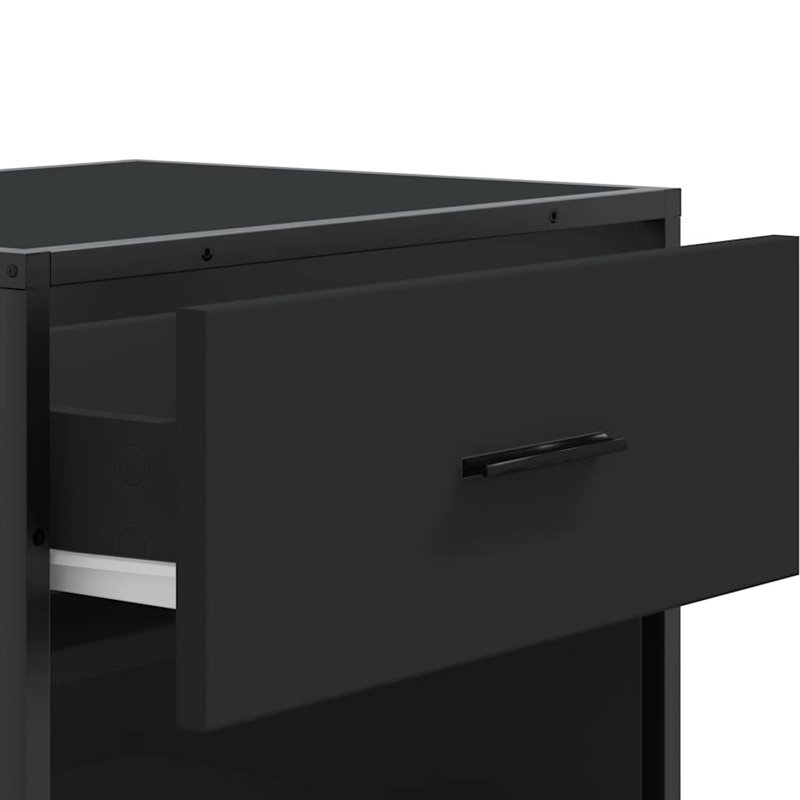 8 Pair Shoe Rack, Black