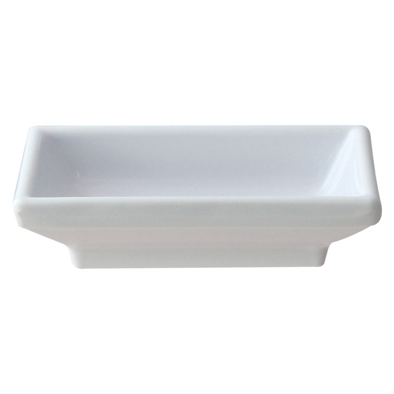 Soucoupe en mélamine 3,75 po , Blanc