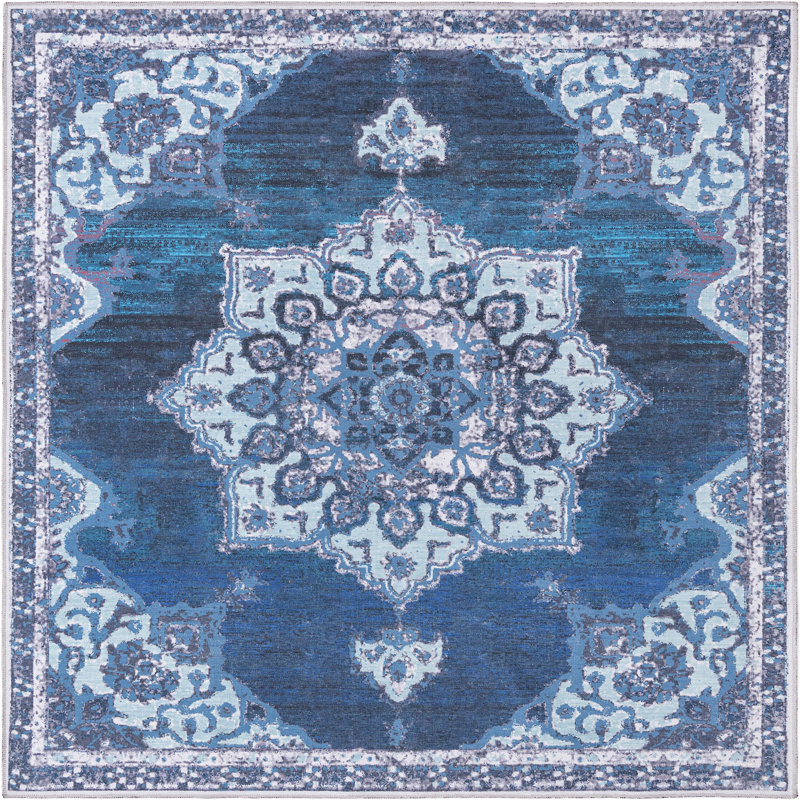 Aten Oriental Indoor Rug, Square 7'3" x 7'3"