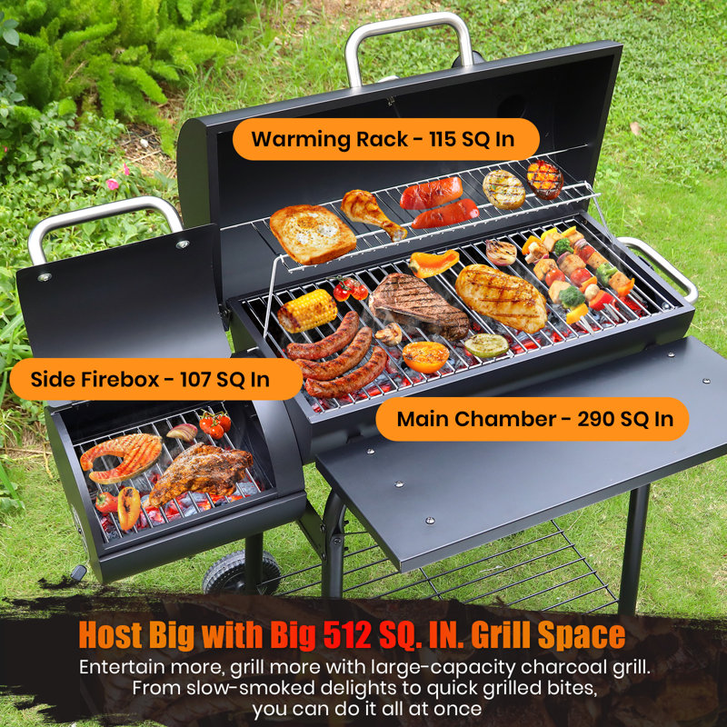 REALSUN HOME DECORATION (HK) CO., LIMITED 101cm W Charcoal Grill