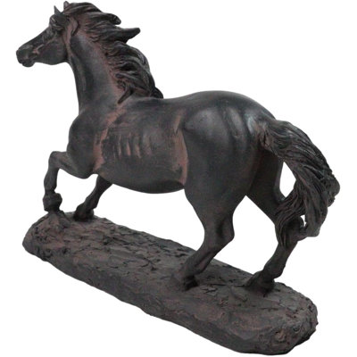Figurine cheval de galop de l'Ouest sauvage et libre