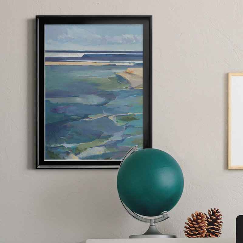 Breakwater - Reproduction de photo sur toile, H 18,5 po x l 24,5 po, Noir