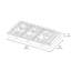 ZLINE 36 in. Gas Cooktop with 6 Burners-1181326292