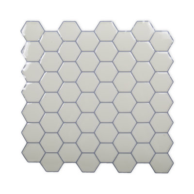10'' W x 10'' L PVC Peel and Stick Mosaic Tile