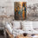  «Divine Light of Jesus Christ» par Doron David, art mural en métal, 24 po x 36 po