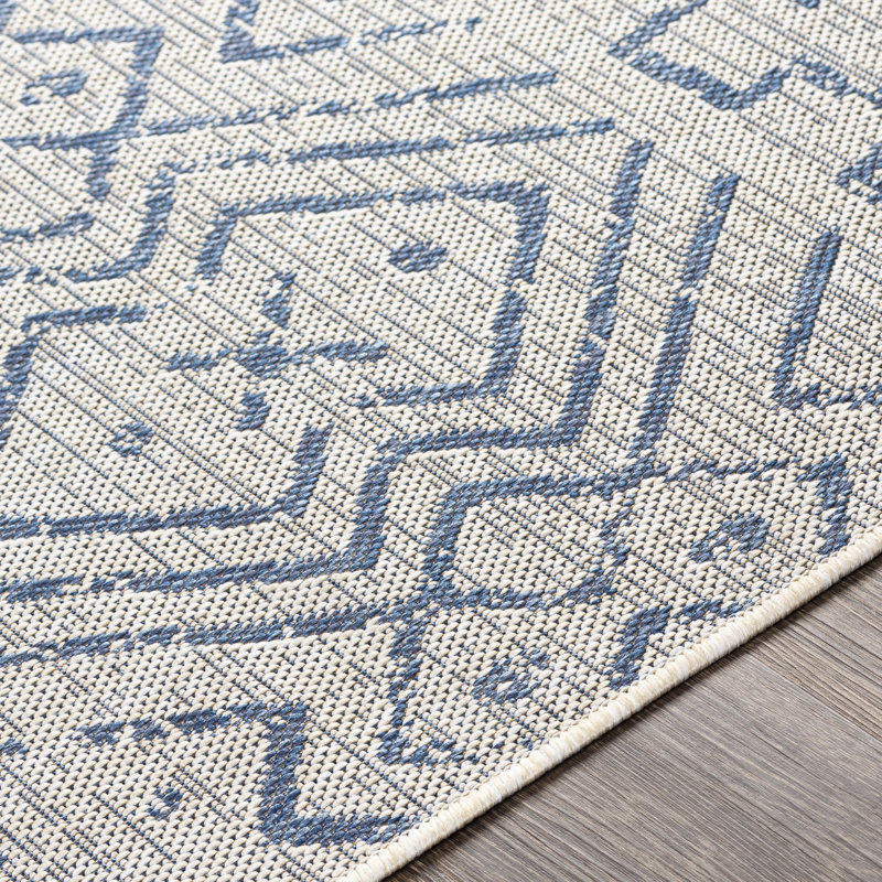 Anabella Southwestern Indoor / Outdoor Rug, Rectangle 5'3" x 7'
