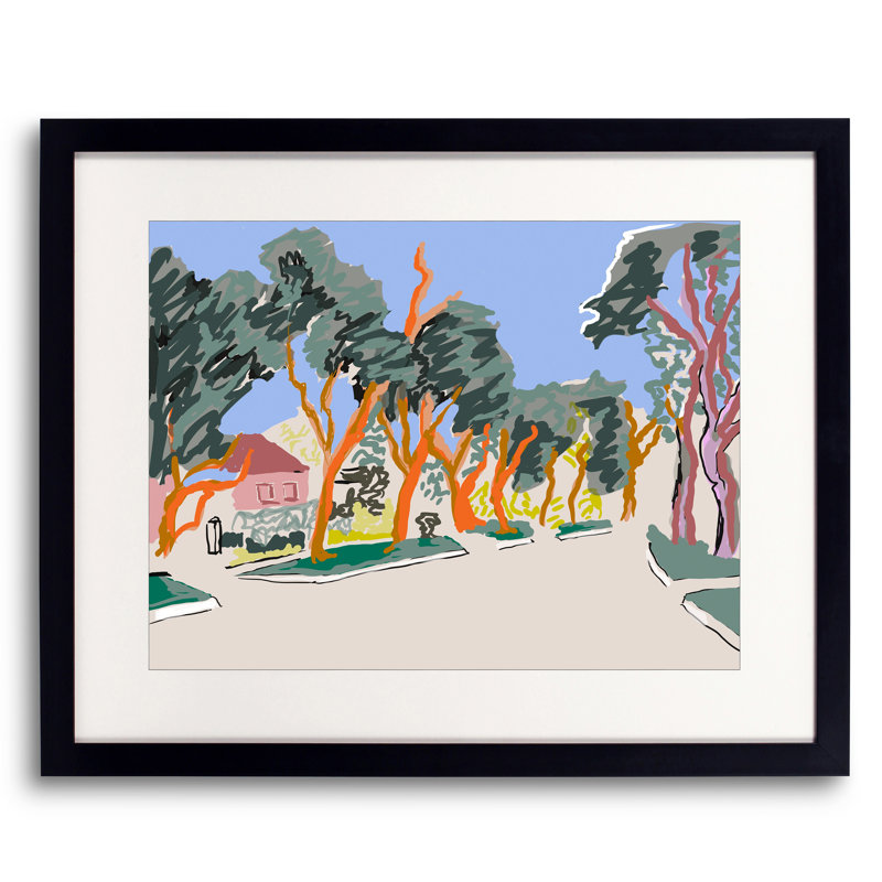 Maple Drive Print by Deborah Blum, 24" H x 32" W