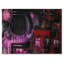 Mauve musique guitare III - décoration murale moderne en toile-154454925-154454928