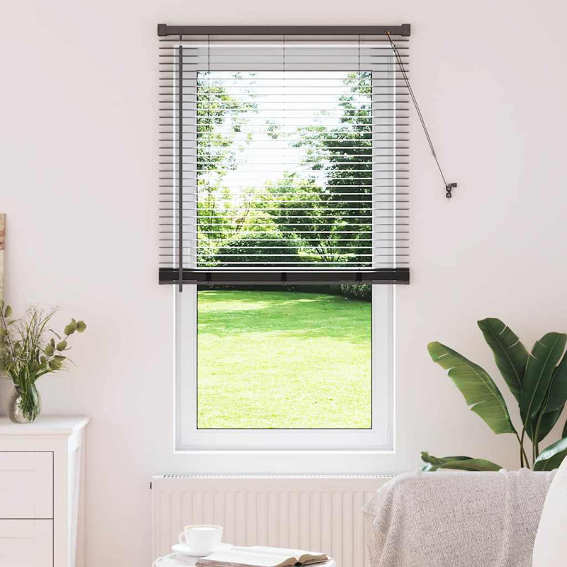 Venetian Blind, Black, 175cm L x 70cm W
