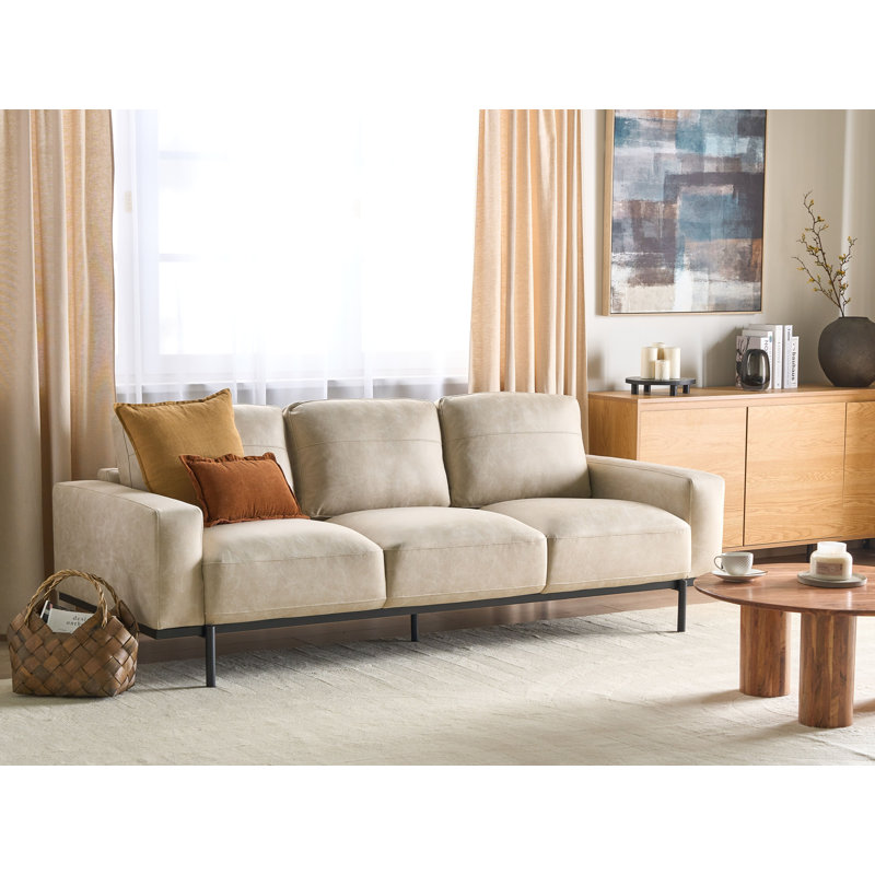Riny 3 Seater Electric Sofa, Cream Beige