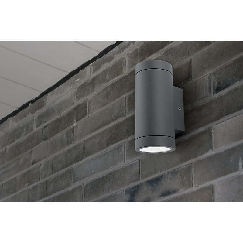 Shelby 13cm H Integrated LED Outdoor Armed Sconce