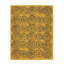 Élégant tapis contemporain en laine noué à la main jaune Ahliana-545137878