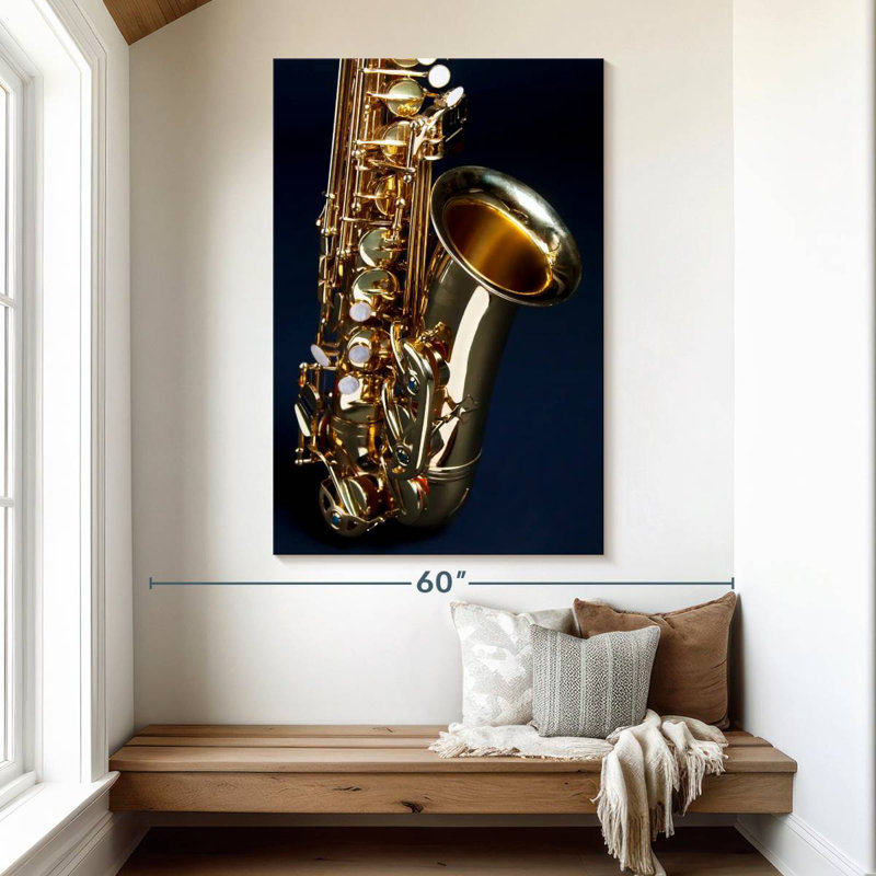 Saxophone Classic, 51" H x 34" W