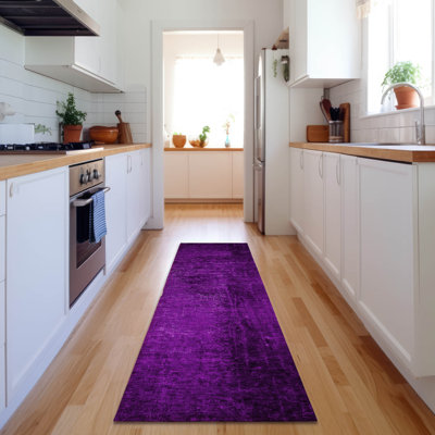 Premium Machine-Washable Mauve Cerrito AMF554 Rug