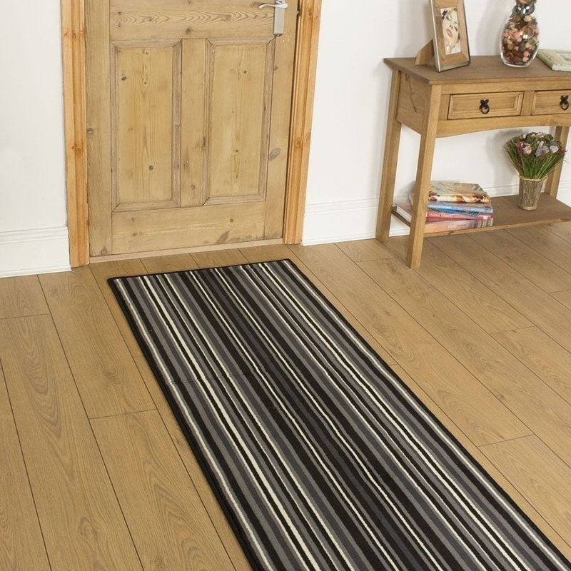 Runner Striped Area Rug, Rectangle 100 x 150 cm