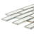 Athena 2" x 6" Silver Brick Joint Glossy Glass Mosaic Tile-55594936