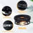 2 Pack Black Flush Mount Ceiling Light,Industrial Farmhouse Metal Cage Black Light Fixtures Ceiling Mount For Kitchen Entryway Hallway E26 Base (10.63In)