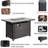 Rectangle Iron Propane Fire Pit Table-797896428