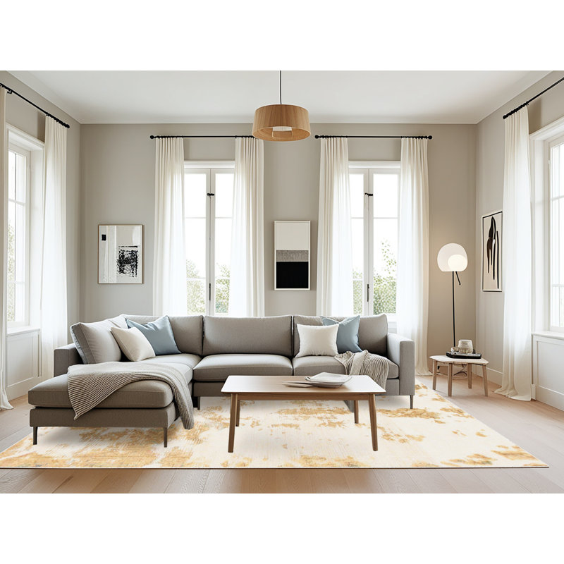 Tapis abstrait moderne 784, Rectangle 8 pi x 10 pi