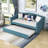 Mansueta Twin Size Upholstered Daybed with Trundle-336454259