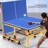 Indoor Household Foldable Ping Pong Table with Rolling Wheels