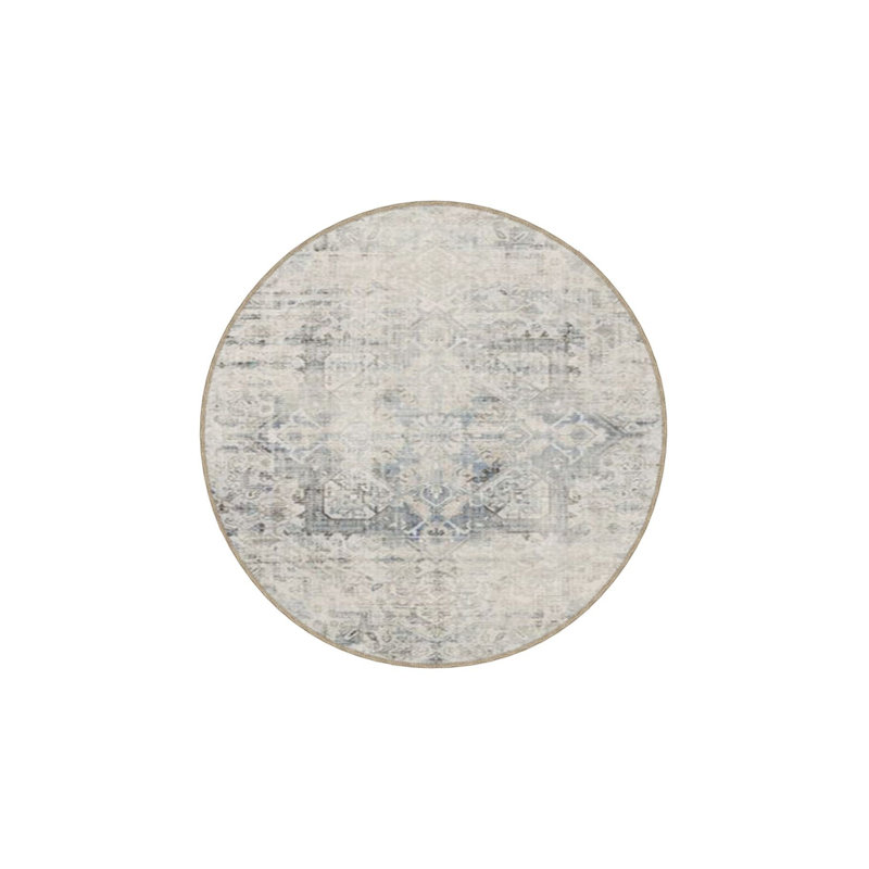 Tapis décoratif lavable à motif géométrique traditionnel, Tapis de couloir 2 pi 6 po x 9 pi 10 po inclus