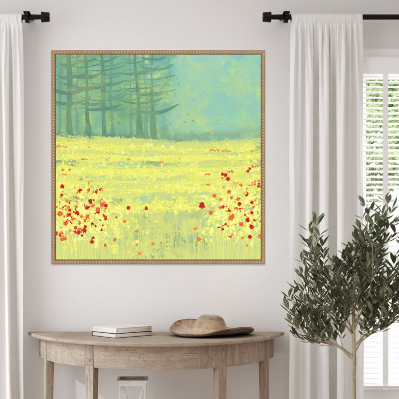 Meadow Near Perigueux France by Kirchoff Framed Canvas Wall Art Print, H 30 po x l 30 po