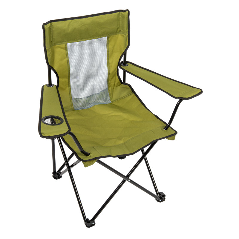 Chaise de camping portative Mudasir Camp & Go, Vert