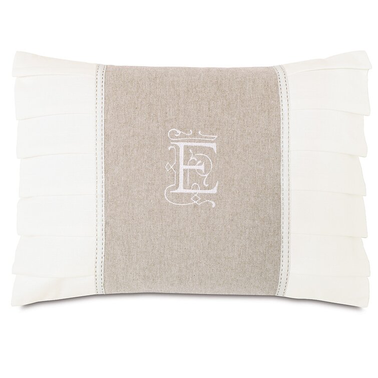 Eastern Accents Pinkerton Eli Monogram Throw Pillow