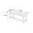 Walnut&Black Rectangular Solid Wood Writing desk-1760780657