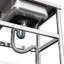 Williston Forge 500mm W Single Bowl Stainless Steel Kitchen Sink with 2 Faucet Holes