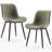 Modern Dining Chairs Faux Leather Upholstered Kitchen Chairs Side Chair With Metal Legs-117655437