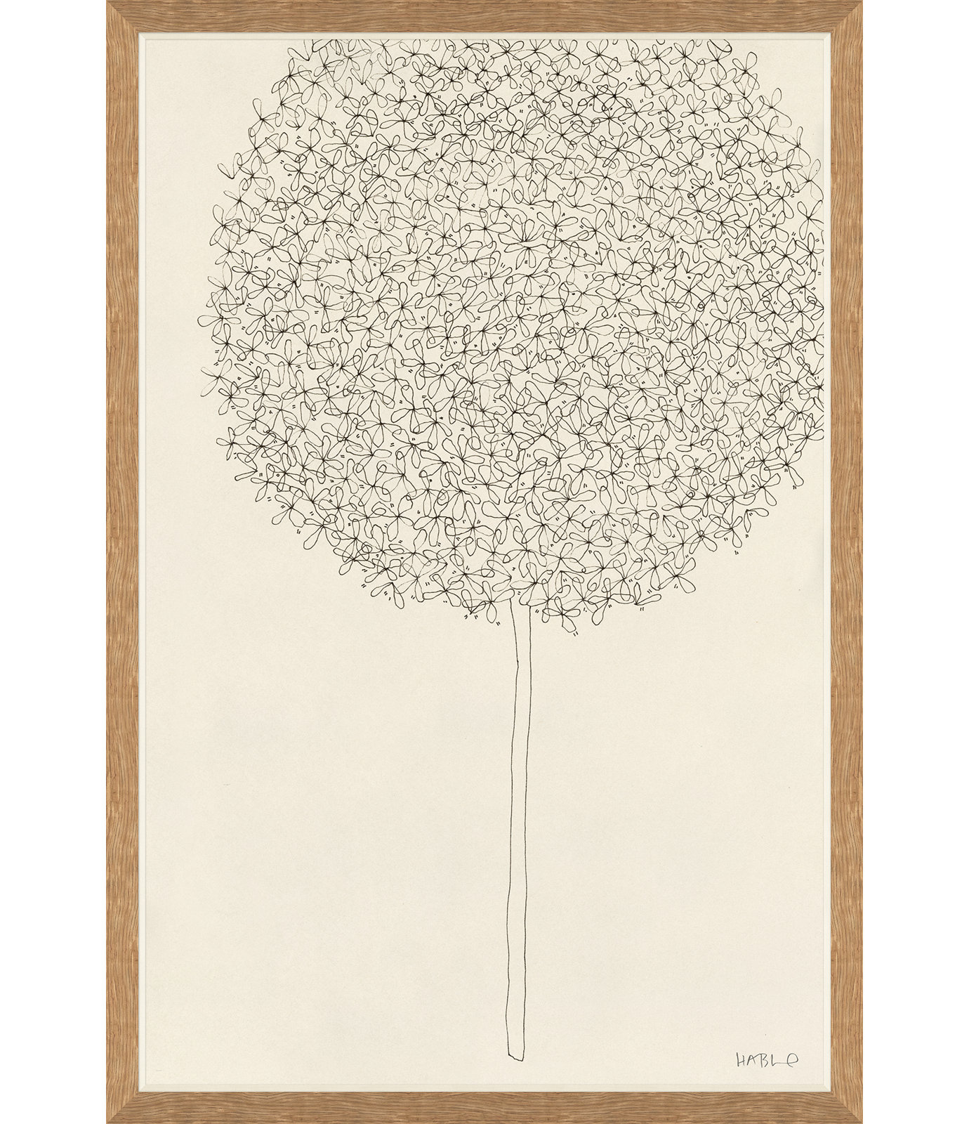 Allium I by Susan Hable, 71" H x 48" W