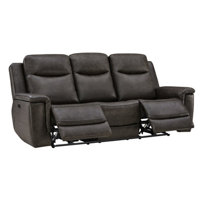 Genuine Leather Power Reclining Sofa