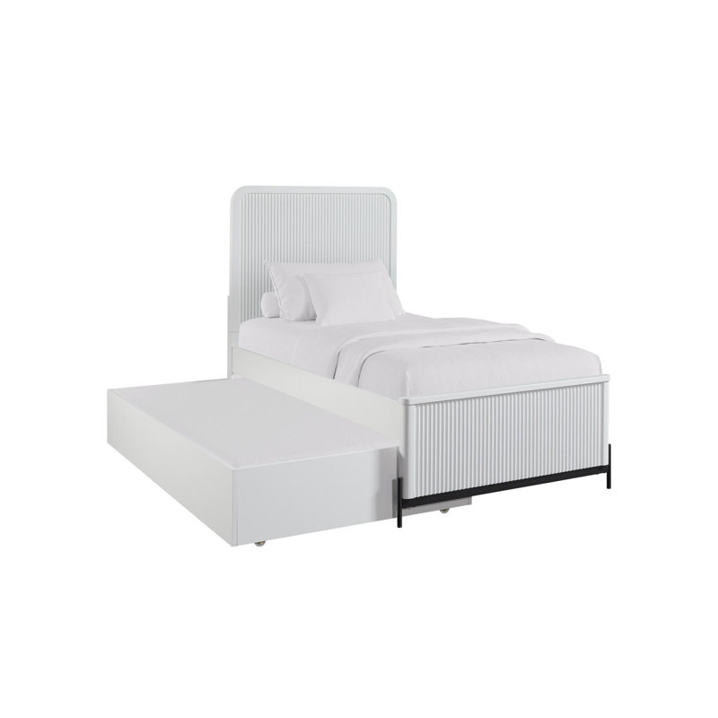 Cadre de lit, Lit double , Blanc
