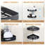 Stainless Steel Corner Shower Caddy, Wall-Mounted Triangular Shower Basket 2 Pack-159225958