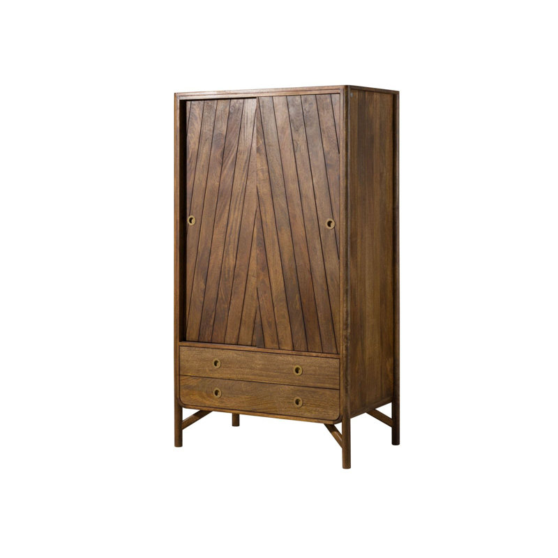 LOS ANGELES Solid Wood Wardrobe
