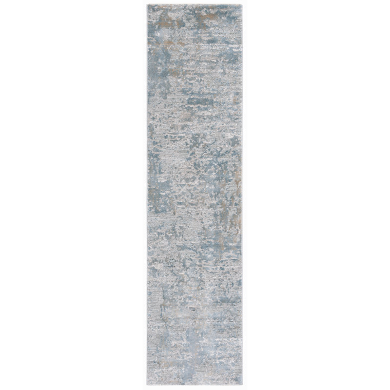 Tapis abstrait Aaliya Performance, Tapis de couloir 2 pi x 8 pi